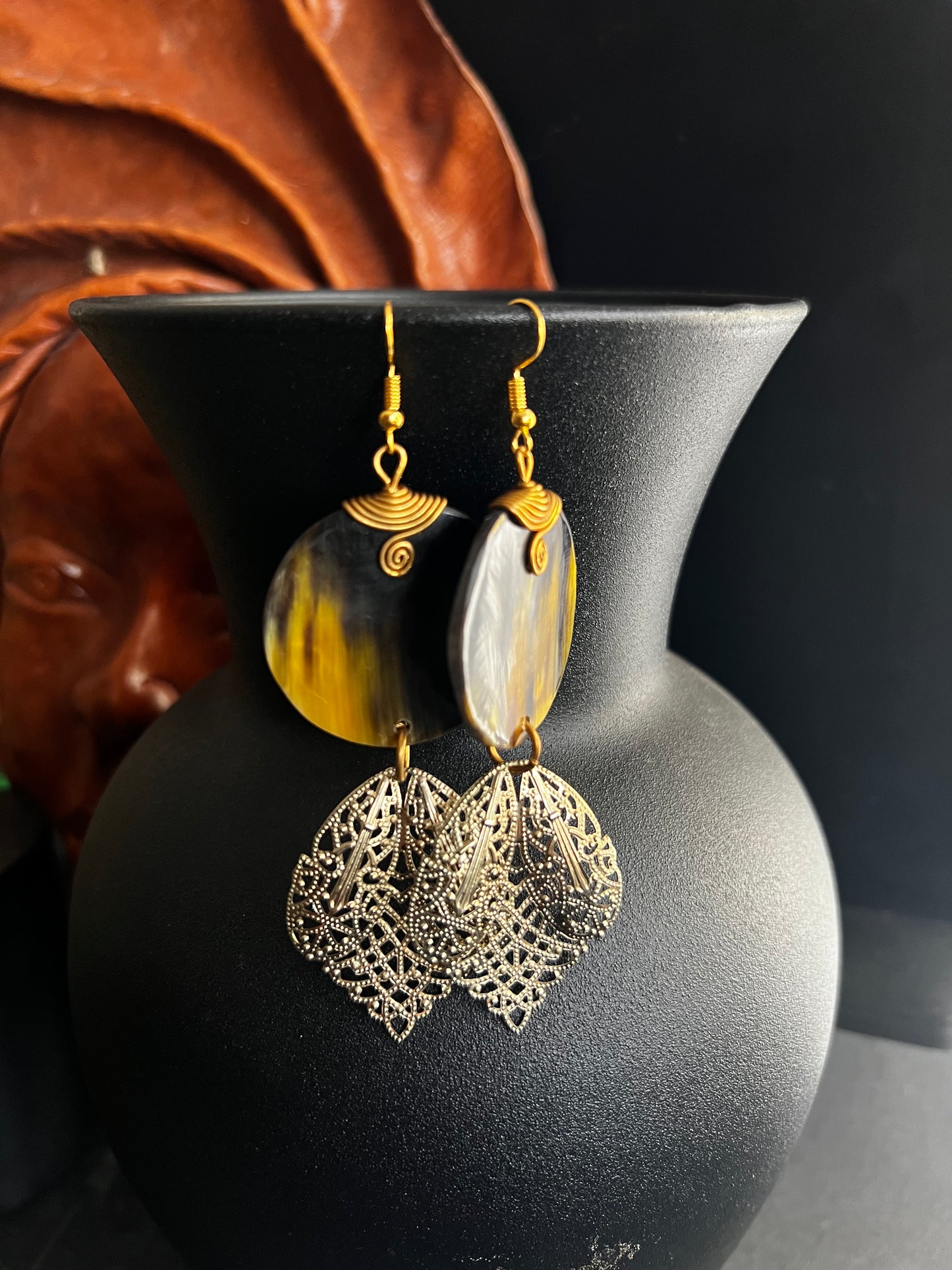 Mambo Earrings dark yellow