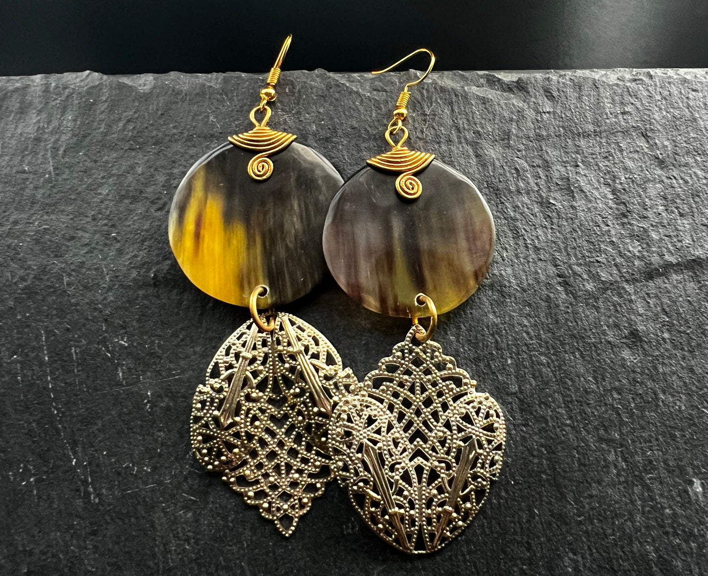 Mambo Earrings dark yellow